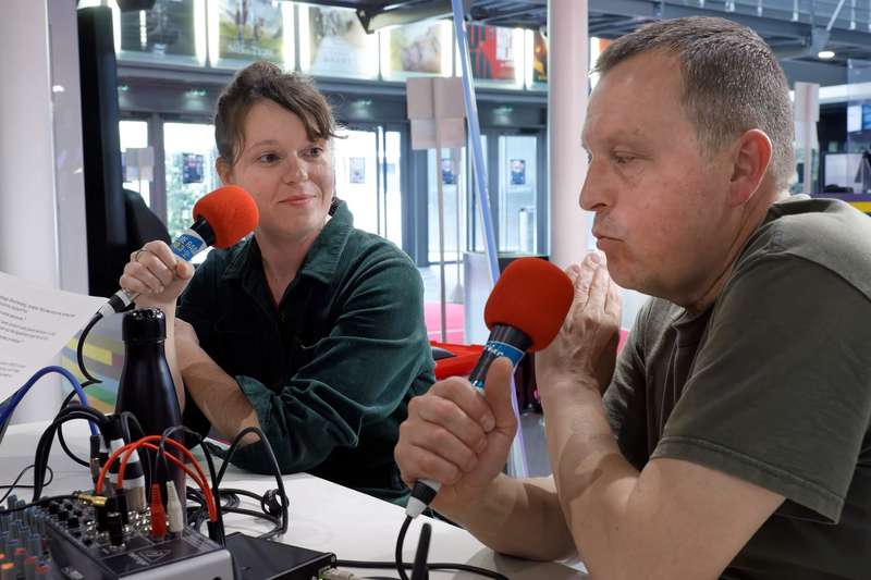 Clémence Diard lors du dernier Festival Première Marche à Troyes où elle présentait le film 